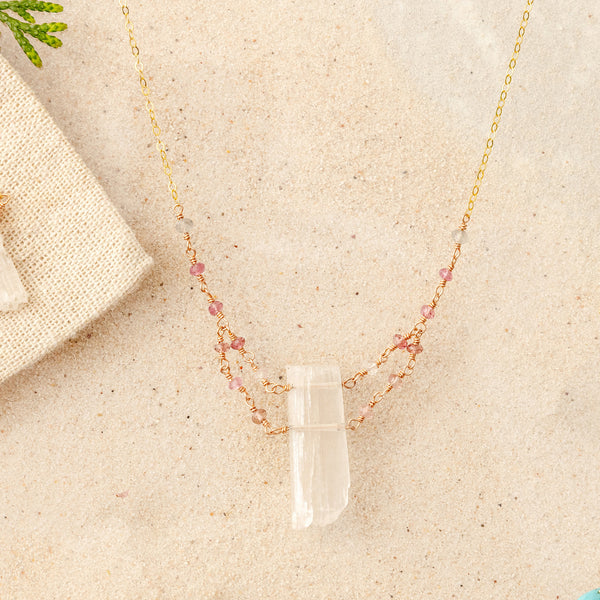 Kunzite Sea Mist Necklace