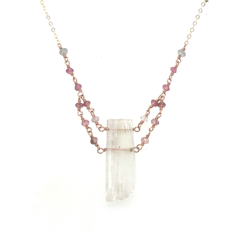 Kunzite Sea Mist Necklace