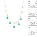 Turquoise Seadrop Necklace