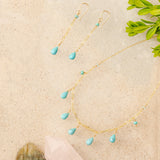 Turquoise Seadrop Necklace