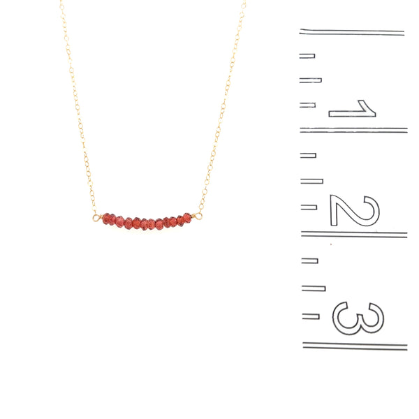Garnet Grove Necklace