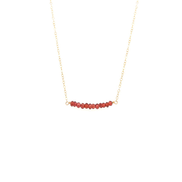 Garnet Grove Necklace