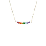 Classic Rainbow Bar Necklace