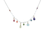 Rainbow Droplets Necklace