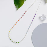 Hand Wrapped Rainbow Necklace