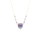 Fluorite Flag Necklace