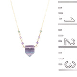 Fluorite Flag Necklace