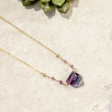 Fluorite Flag Necklace