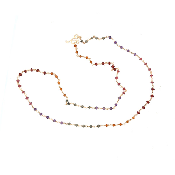 Fossil Fire Necklace