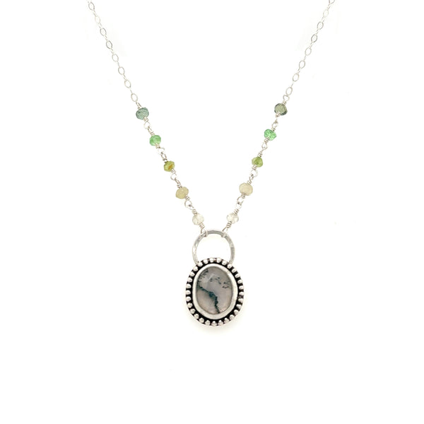 Lichen Portrait Necklace