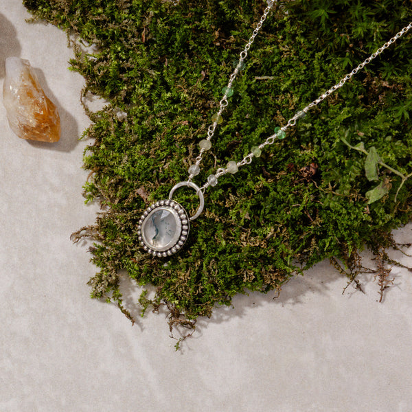 Lichen Portrait Necklace