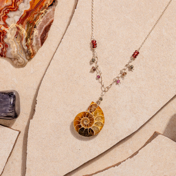 Ammonite Pendant Necklace