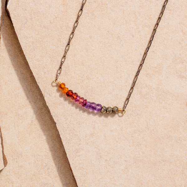 Petrified Forest Ombre Necklace