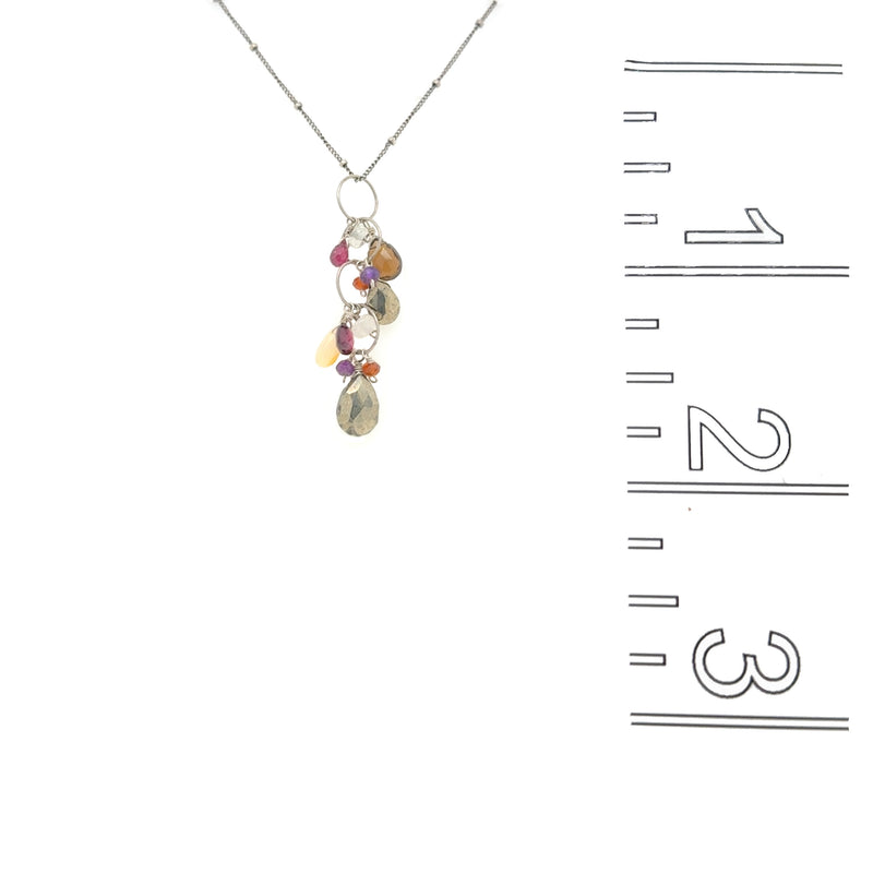 Petrified Forest Tassel Necklace