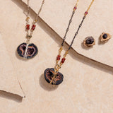 Druzy Agate Pendant Necklace