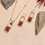 Fossilized Sunset Necklace