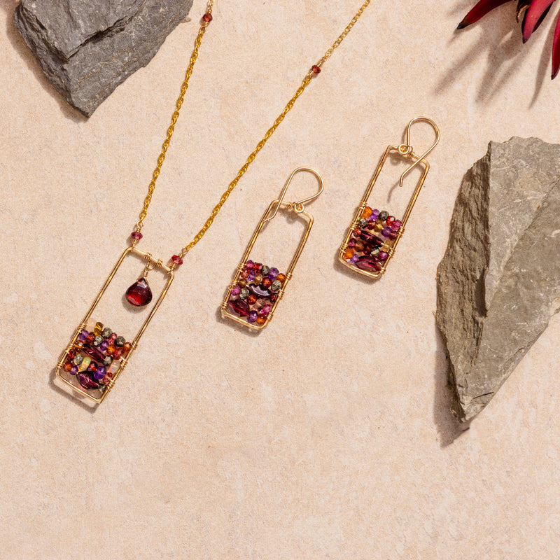 Fossilized Sunset Necklace