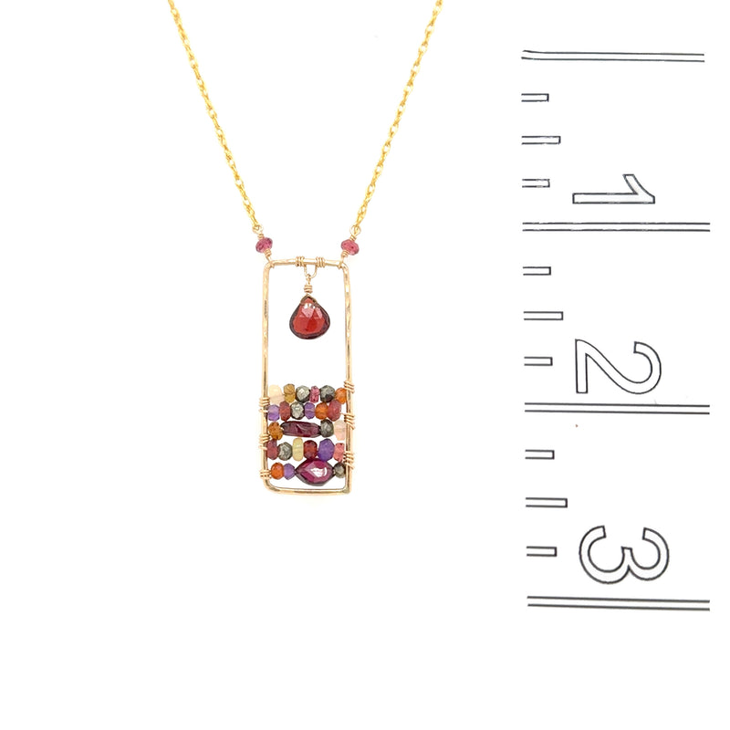 Fossilized Sunset Necklace