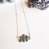 Woven Oregon Forest Gemstone Necklace
