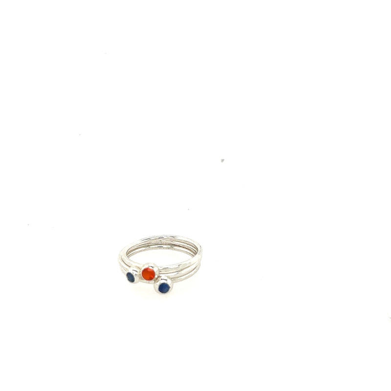 Blue Sapphire Stacking Ring