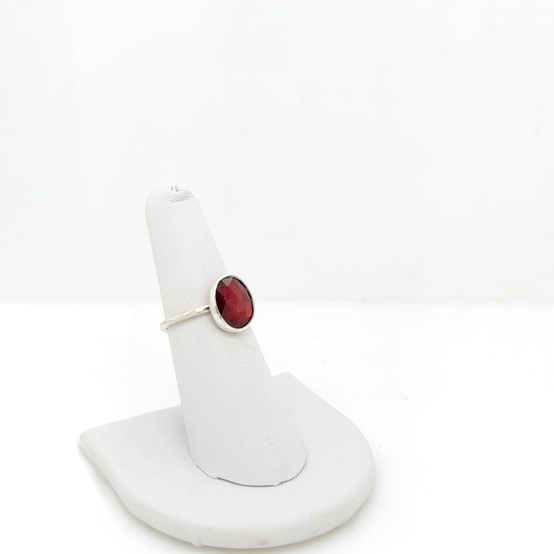 Deep Garnet Ring