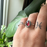 Red Garnet Ring