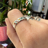 Textured Rainbow Ring