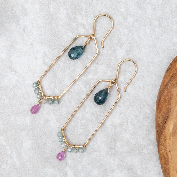 Geode Wrap Earring