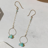 Solo Turquoise Droplet Earring