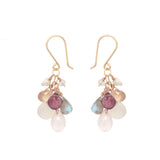 Encompassing Gemstone Drop Earring