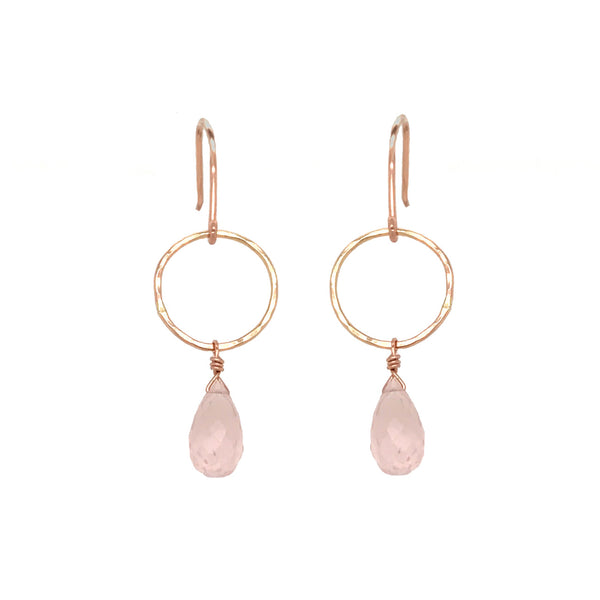Rosé Hoop Earring