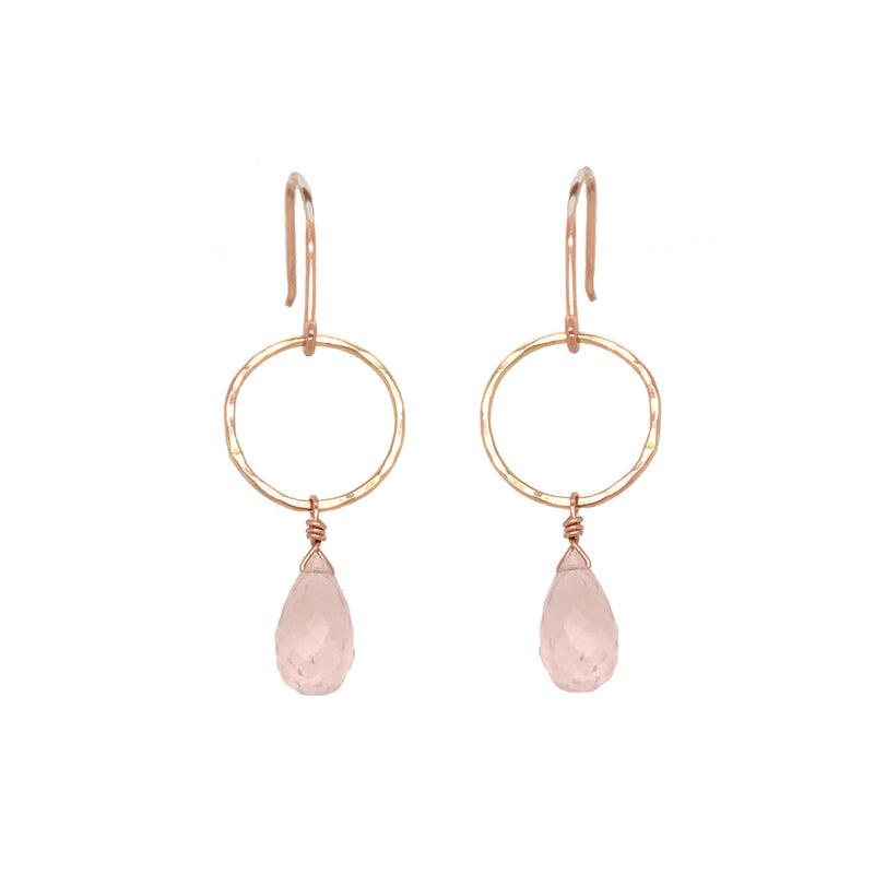 Rosé Hoop Earring