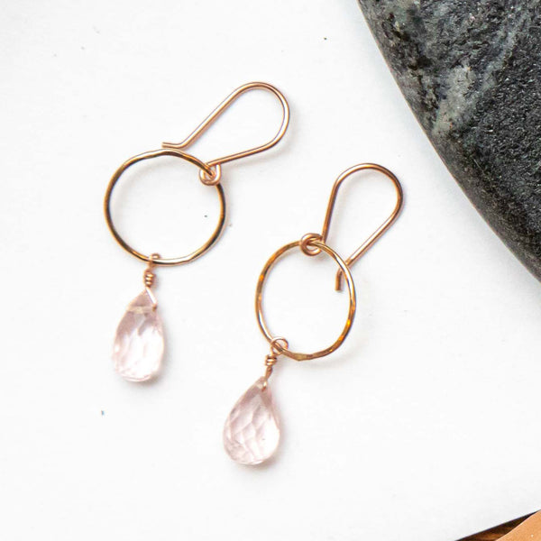 Rosé Hoop Earring