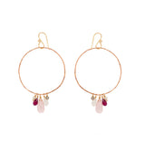 Light and Large Hoop Earring