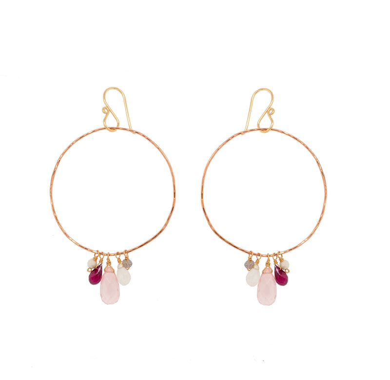 Light and Large Hoop Earring