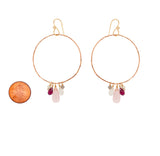 Light and Large Hoop Earring