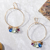 Wildflowers Hoop Earring