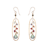 Gemstone Pebble Earring