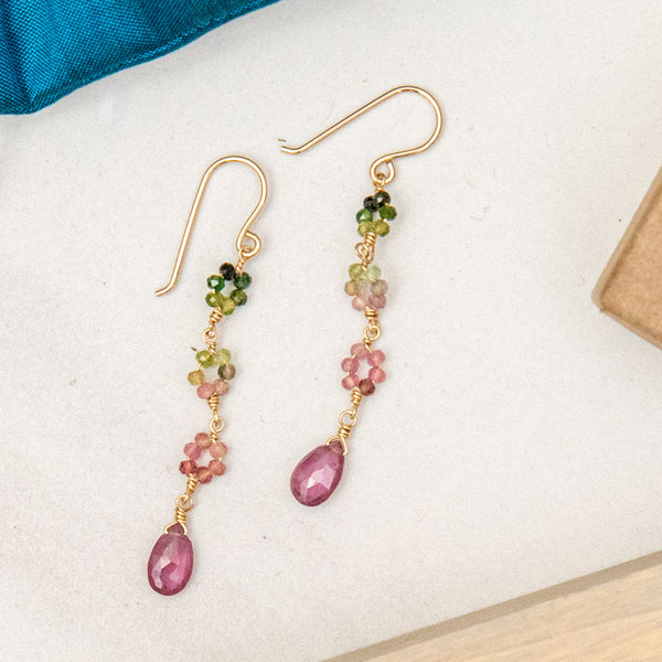 Ombre Fleurette Earring