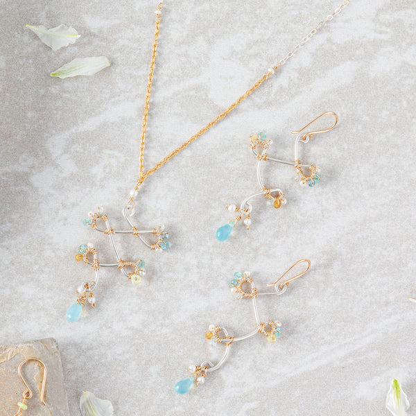 Cherry Blossom Wrap Earring