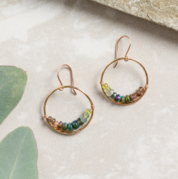 Dryad Ombré Hoop Earring