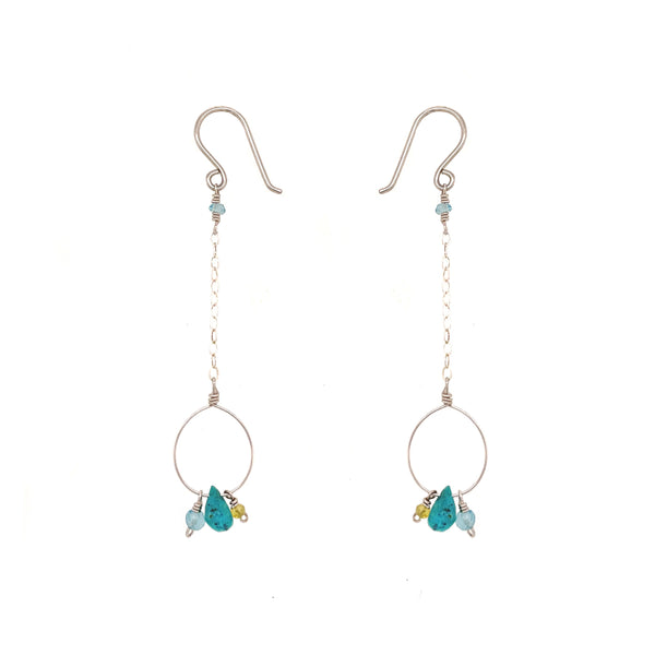 Solo Turquoise Droplet Earring