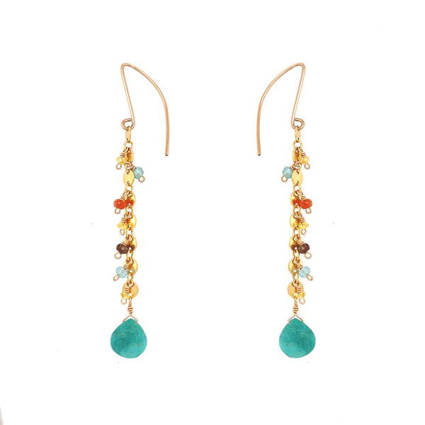 Coin Wave Earring