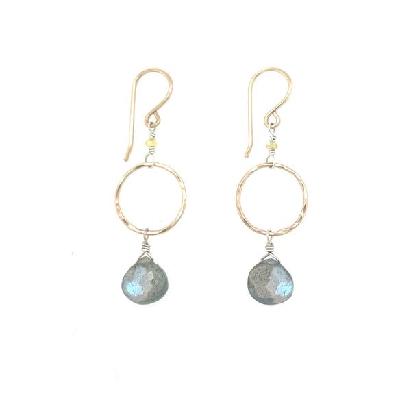 Cliffside Labradorite Earring