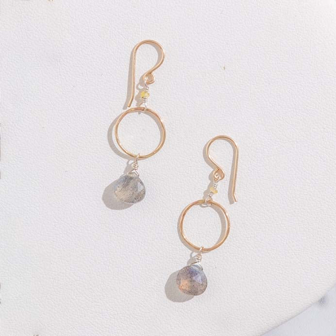 Cliffside Labradorite Earring