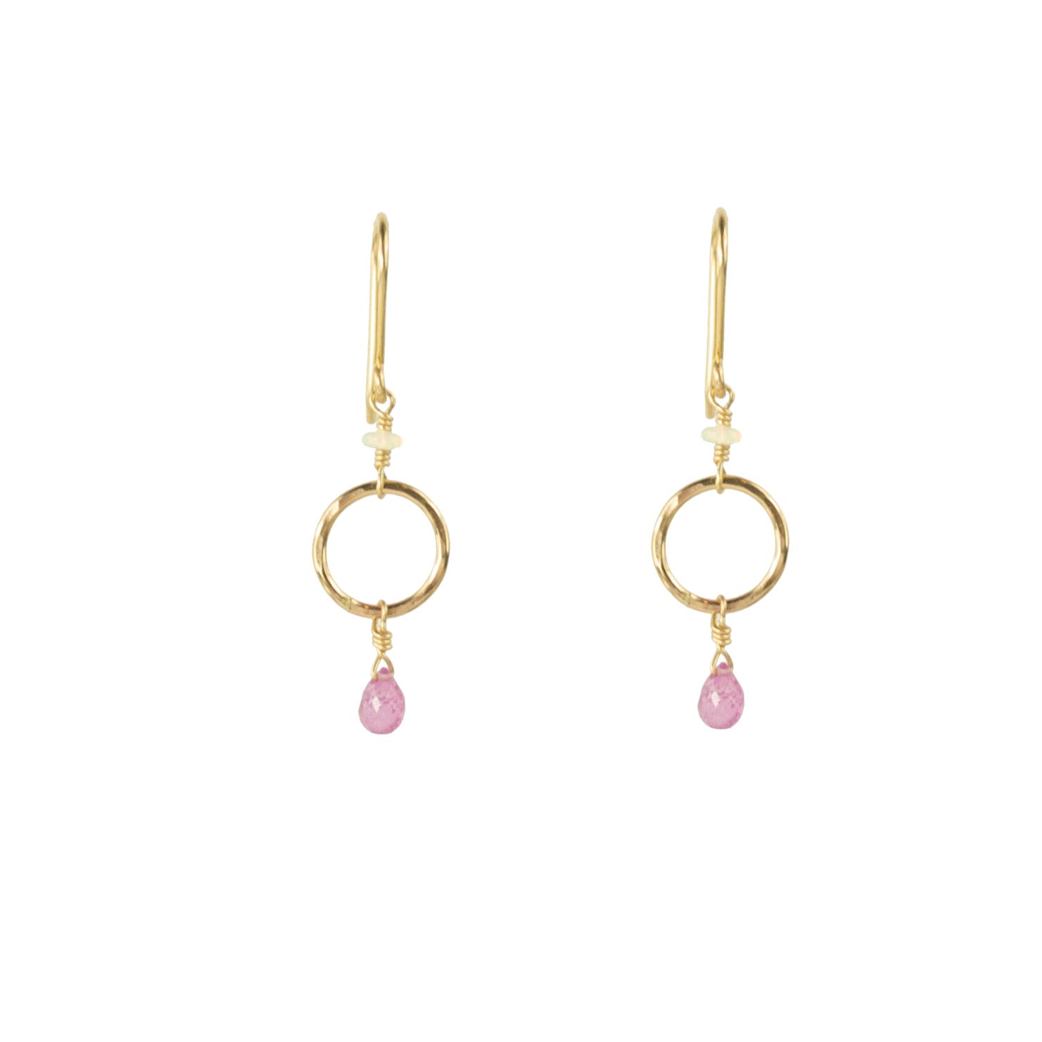 Essential Pink Hoop Earring – Vannucci ltd
