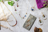 Eclectic Gemstone Links Necklace