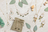 Rich Green Droplets Necklace