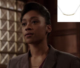 Gold Bar Necklace **Featured on Law and Order: SVU