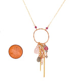 Champagne Tassel Necklace